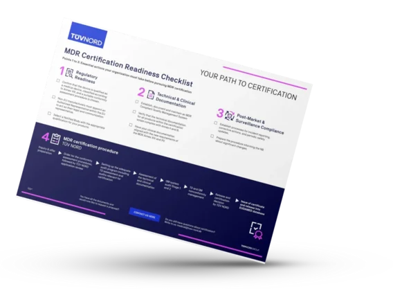 TÜV NORD MDR Readiness Checklist TÜV NORD MDR Readiness Checklist