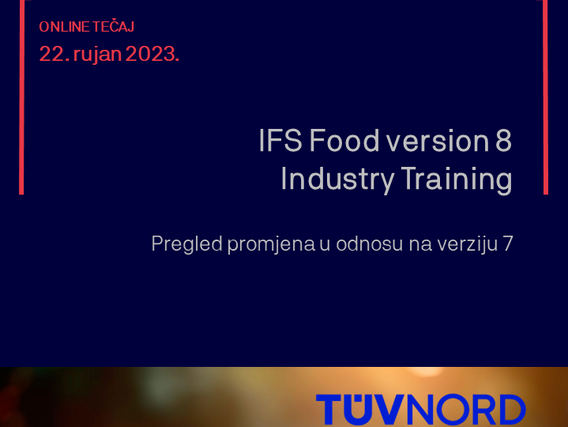 IFS Academy licencirani tečaj IFS FOOD v8