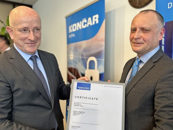 KONČAR – Digital certifikat o usklađenosti sa zahtjevima najnovijih međunarodnih standarda za kibernetičku sigurnost u sustavima upravljanja kritičnom infrastrukturom