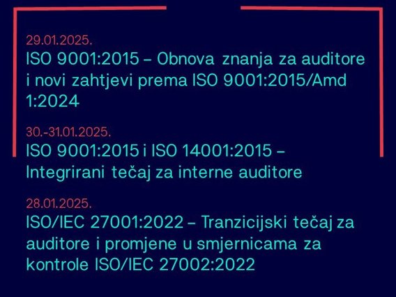 Zainteresirani ste za stjecanje novih znanja ili želite obnoviti postojeće znanje?