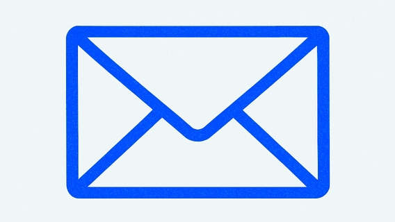 Envelope icon, symbolizing traditional mail.
