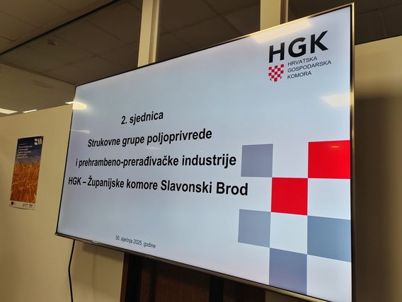 2. sjednica Strukovne grupe poljoprivredne i prehrambeno-prerađivačke industrije HGK Županijske komore Slavonski Brod